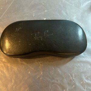 Rayban case and cleaning supplies